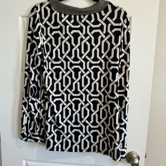 Beautiful Y2K Beaded Blouse - Picture 3 of 3